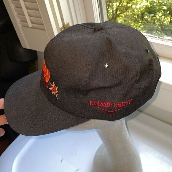 Vtg 2000 Classic Chevy Winter National 8th Annual black snap back souvenir cap - Picture 3 of 7